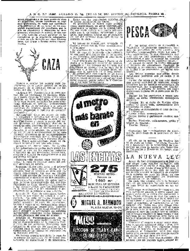 ABC SEVILLA 25-07-1970 página 38