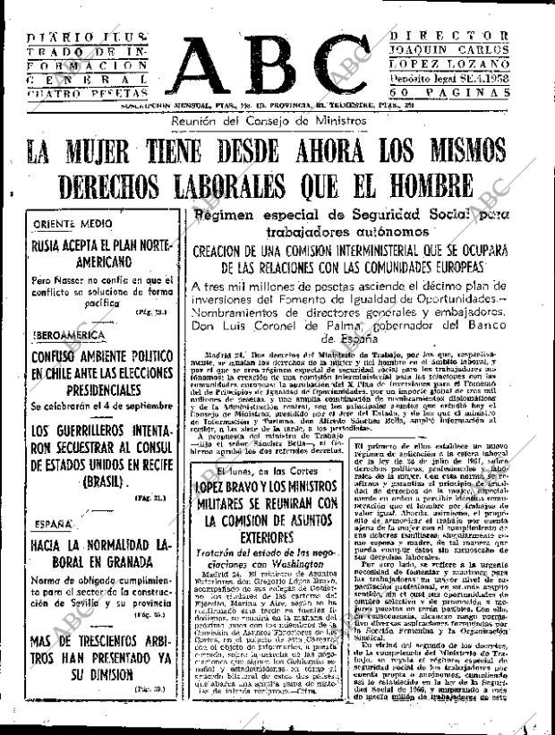 ABC SEVILLA 25-07-1970 página 9