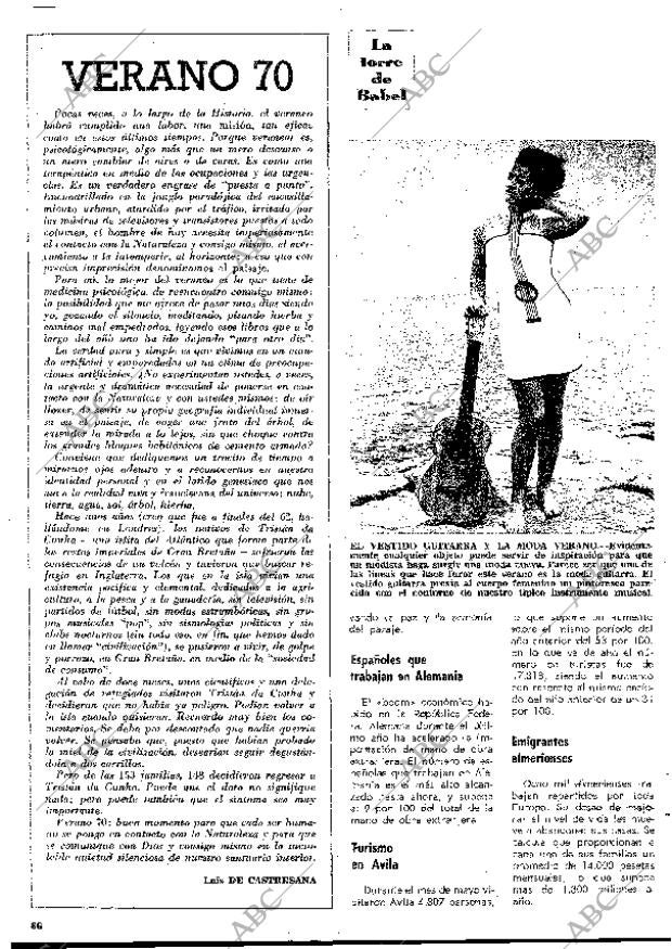 BLANCO Y NEGRO MADRID 25-07-1970 página 66