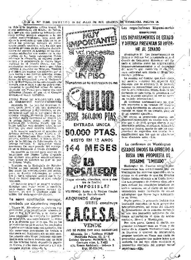 ABC SEVILLA 26-07-1970 página 16