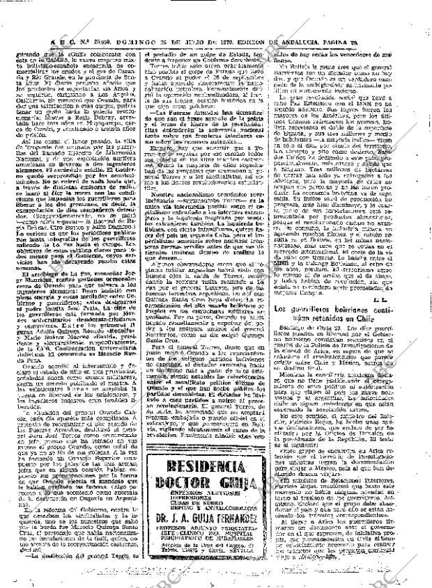 ABC SEVILLA 26-07-1970 página 20