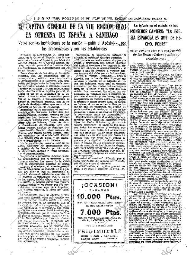 ABC SEVILLA 26-07-1970 página 25