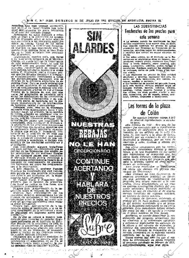 ABC SEVILLA 26-07-1970 página 32