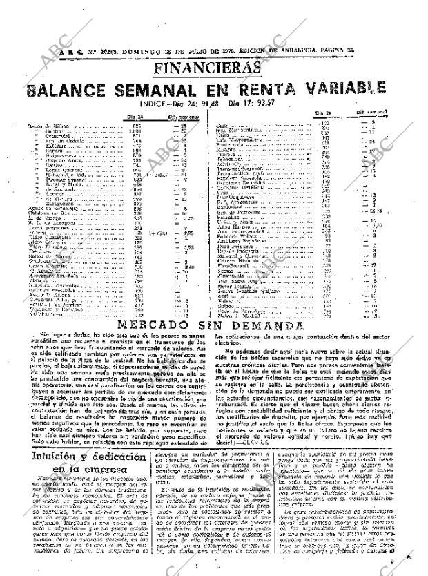 ABC SEVILLA 26-07-1970 página 33