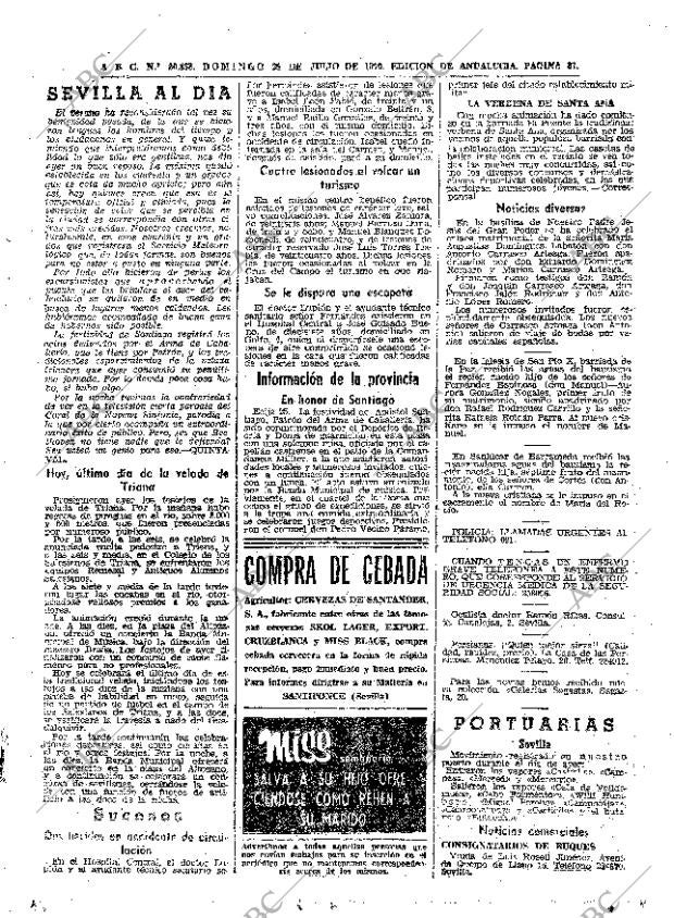 ABC SEVILLA 26-07-1970 página 37