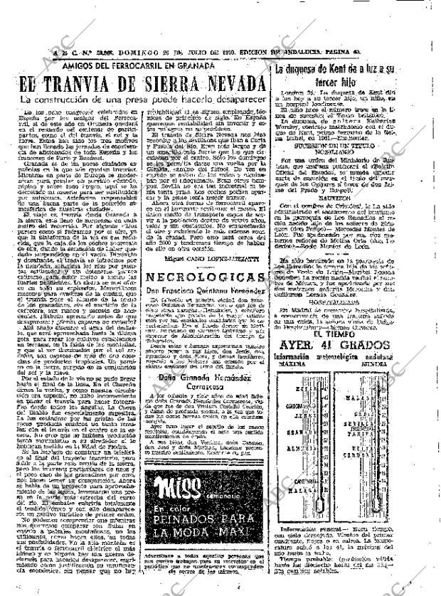 ABC SEVILLA 26-07-1970 página 40