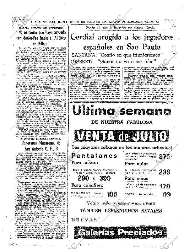 ABC SEVILLA 26-07-1970 página 43