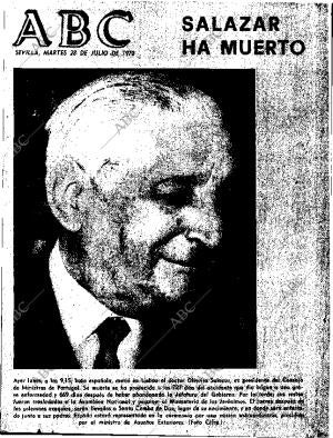 ABC SEVILLA 28-07-1970 página 1