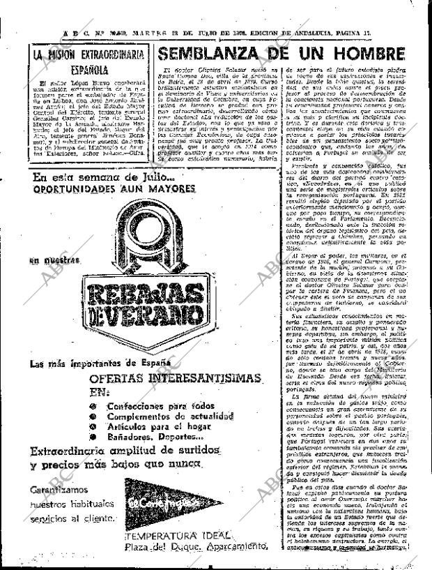 ABC SEVILLA 28-07-1970 página 17