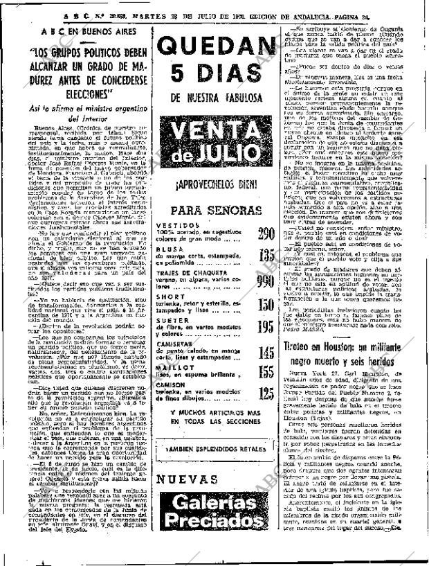 ABC SEVILLA 28-07-1970 página 20