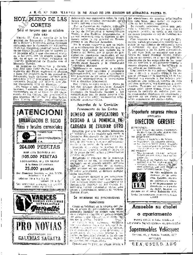 ABC SEVILLA 28-07-1970 página 22