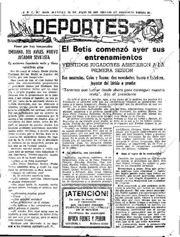 ABC SEVILLA 28-07-1970 página 35