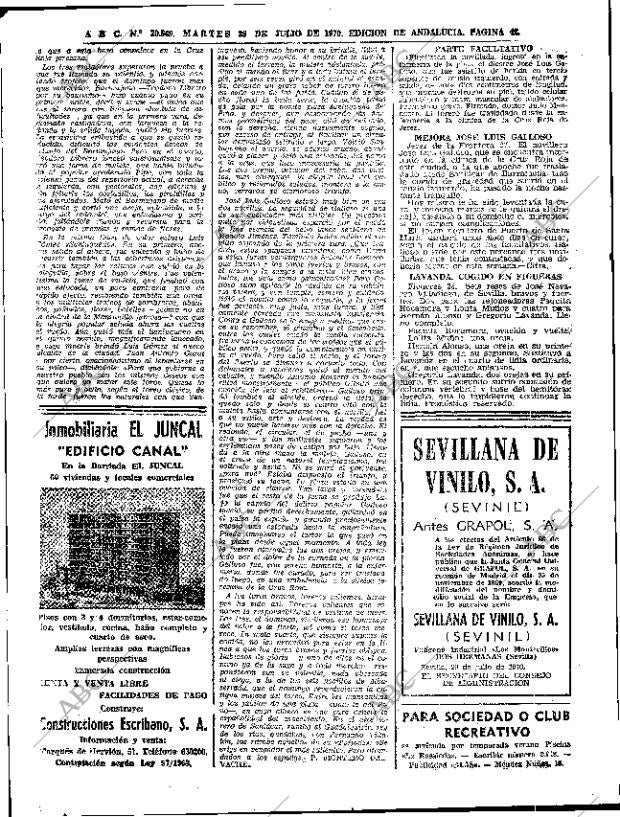 ABC SEVILLA 28-07-1970 página 42