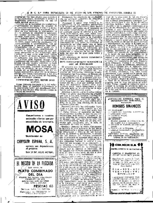 ABC SEVILLA 29-07-1970 página 16