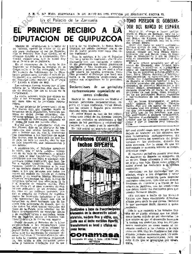 ABC SEVILLA 29-07-1970 página 23