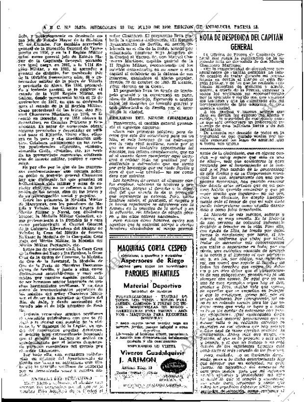 ABC SEVILLA 29-07-1970 página 33