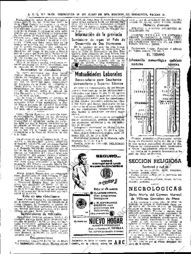 ABC SEVILLA 29-07-1970 página 38