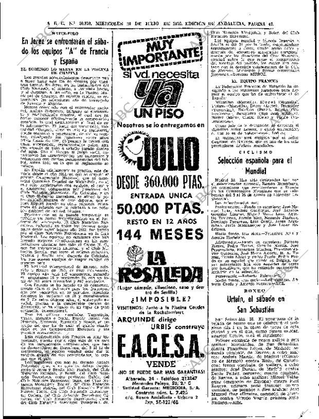 ABC SEVILLA 29-07-1970 página 47
