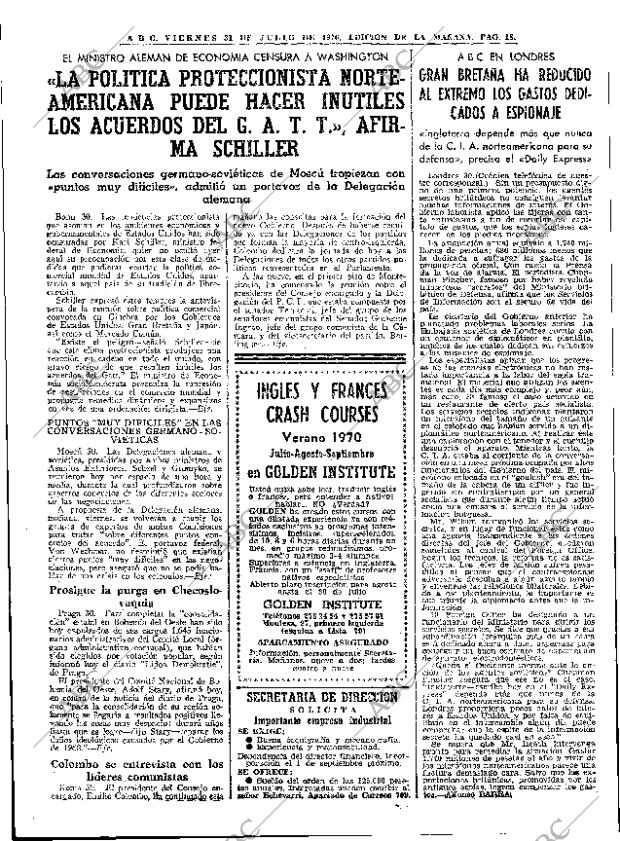 ABC MADRID 31-07-1970 página 18