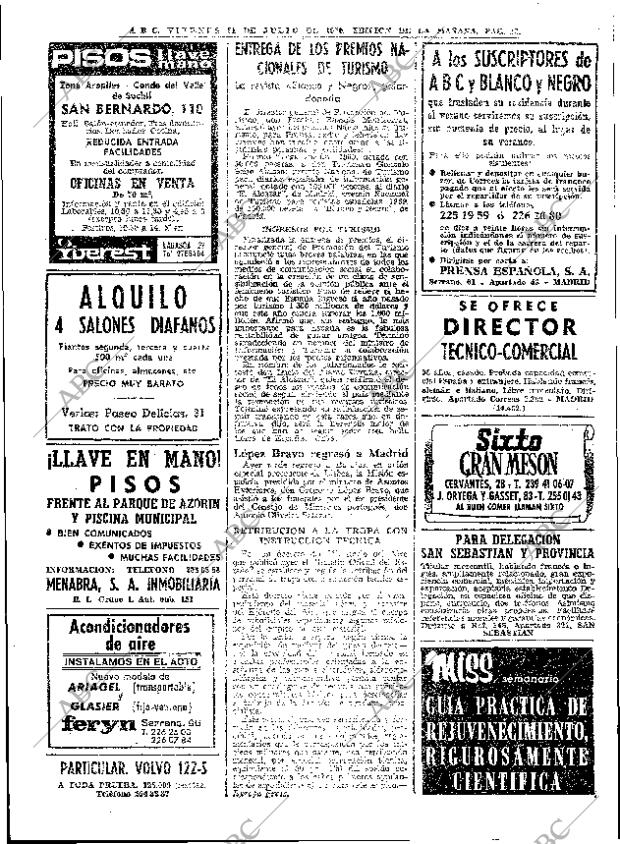 ABC MADRID 31-07-1970 página 22