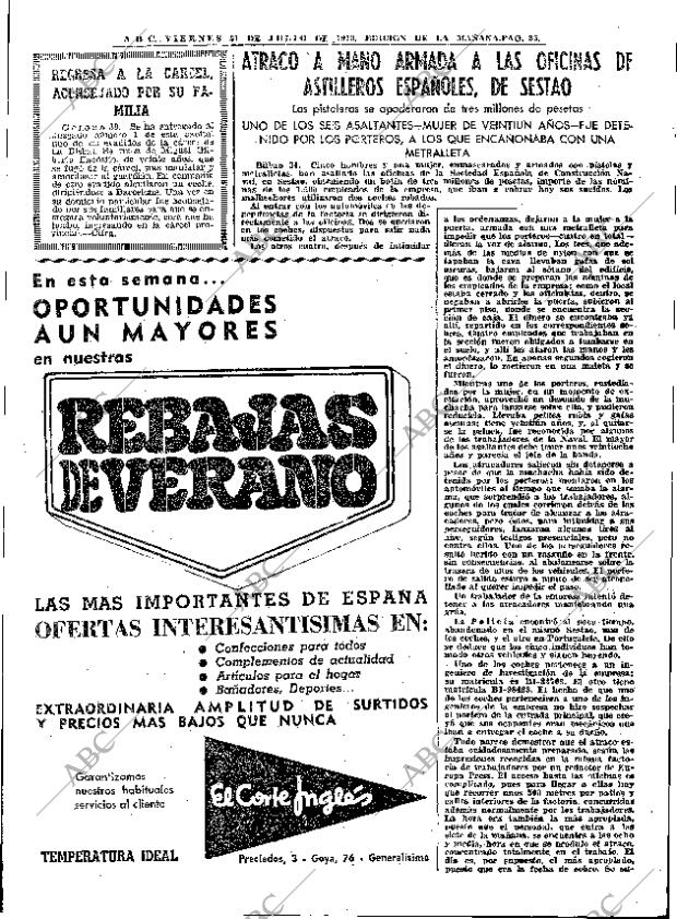 ABC MADRID 31-07-1970 página 25