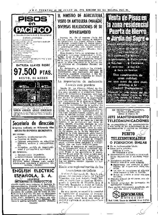 ABC MADRID 31-07-1970 página 28