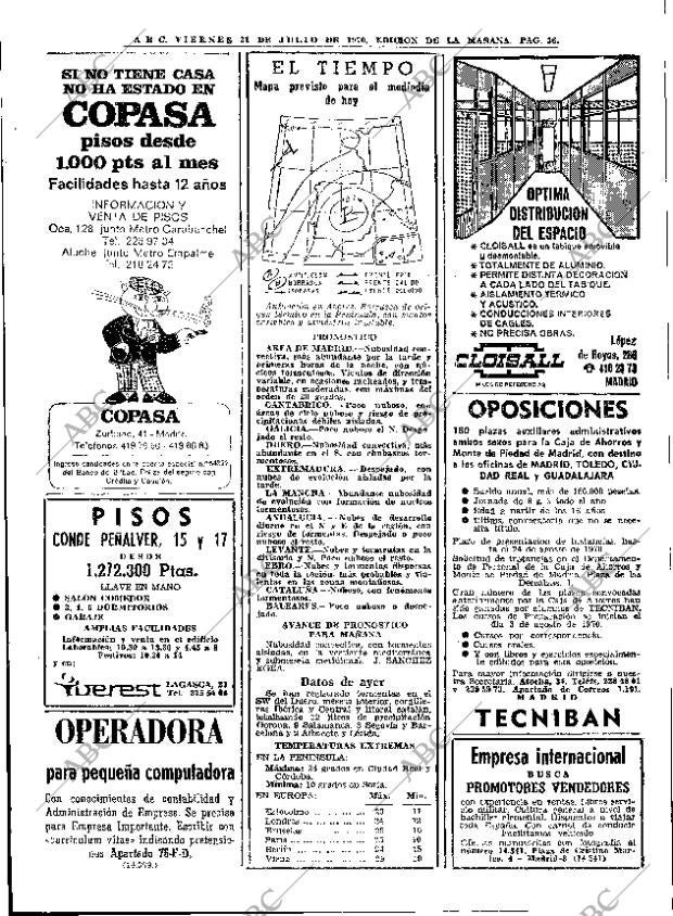 ABC MADRID 31-07-1970 página 36