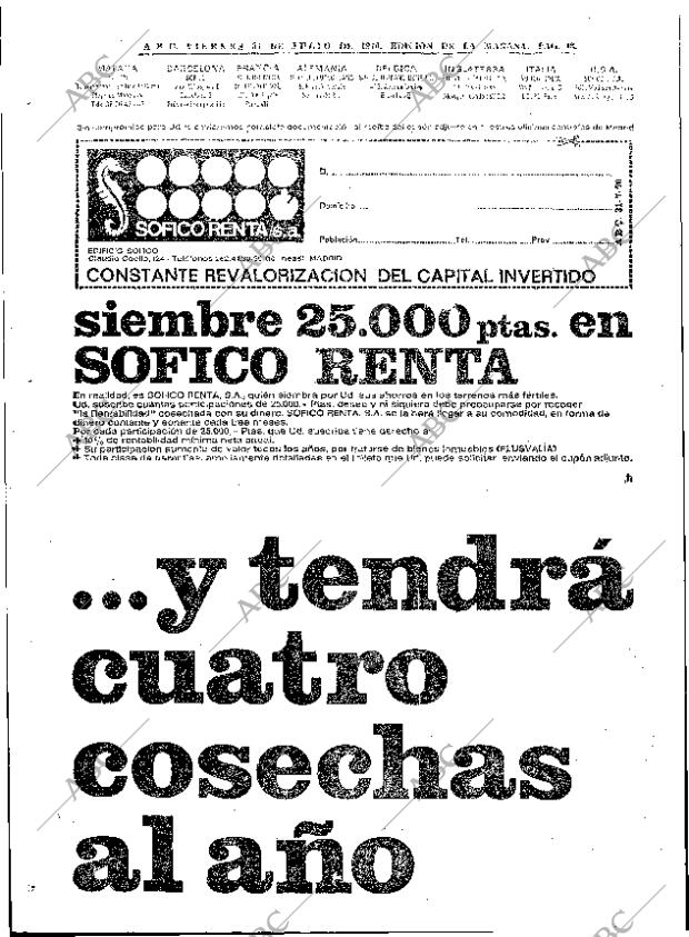 ABC MADRID 31-07-1970 página 48