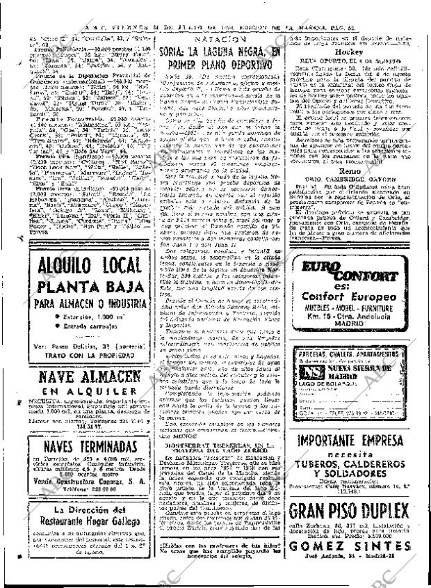 ABC MADRID 31-07-1970 página 56