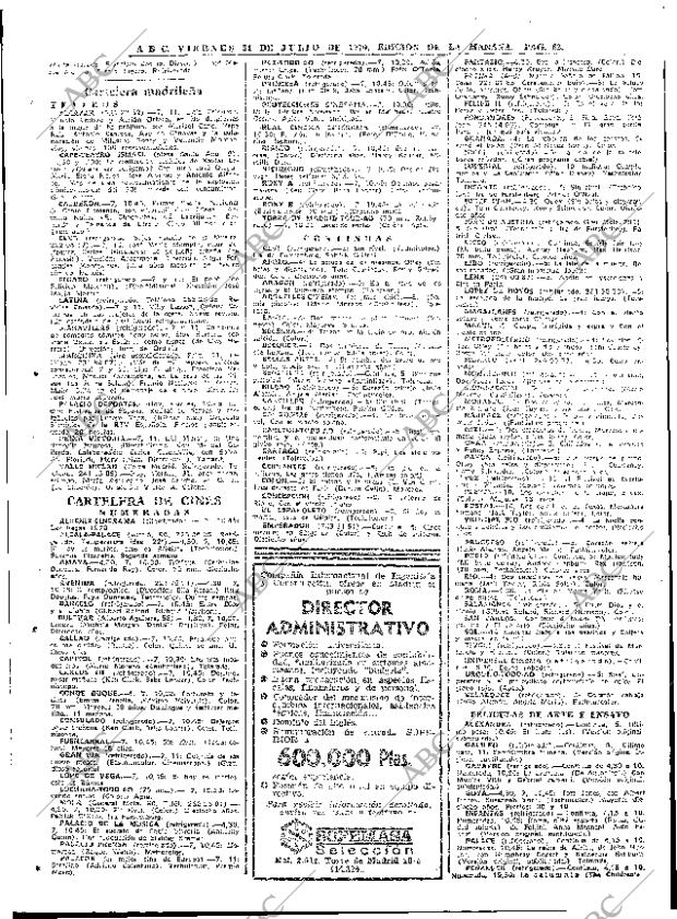 ABC MADRID 31-07-1970 página 62