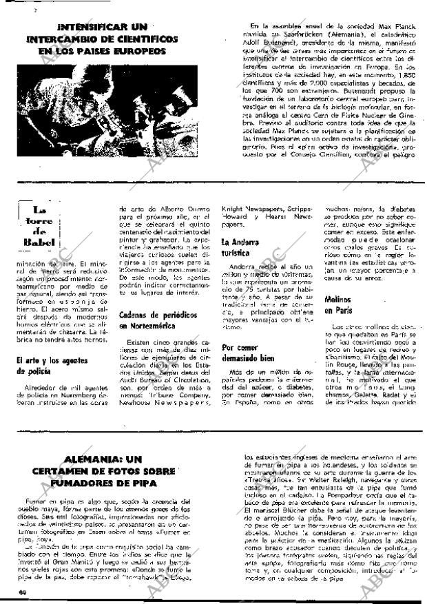 BLANCO Y NEGRO MADRID 01-08-1970 página 64