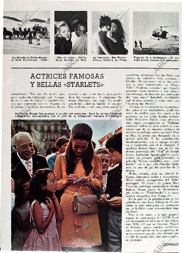 BLANCO Y NEGRO MADRID 01-08-1970 página 74