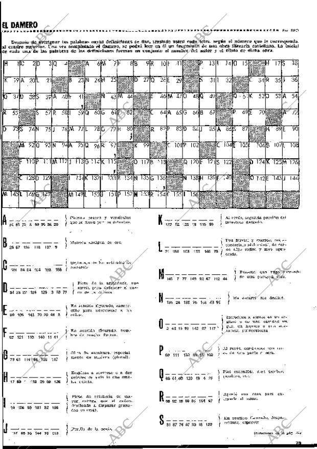 BLANCO Y NEGRO MADRID 01-08-1970 página 79