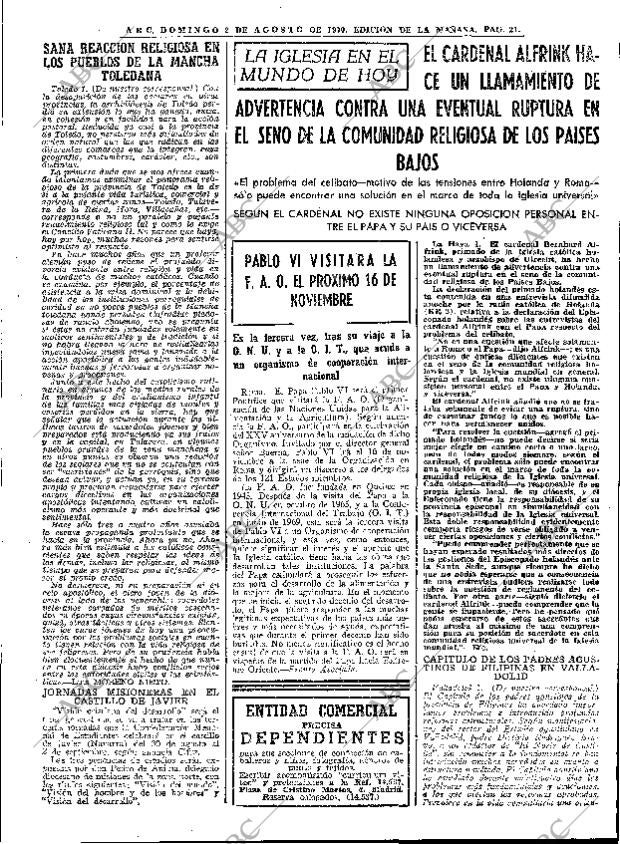 ABC MADRID 02-08-1970 página 21