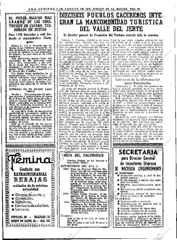 ABC MADRID 02-08-1970 página 28