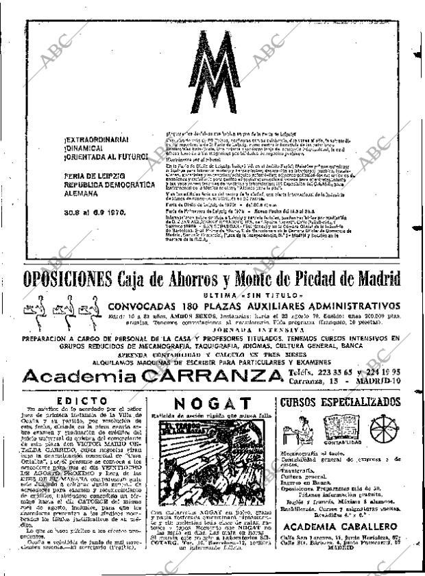 ABC MADRID 02-08-1970 página 67