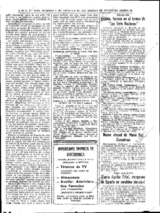 ABC SEVILLA 02-08-1970 página 62