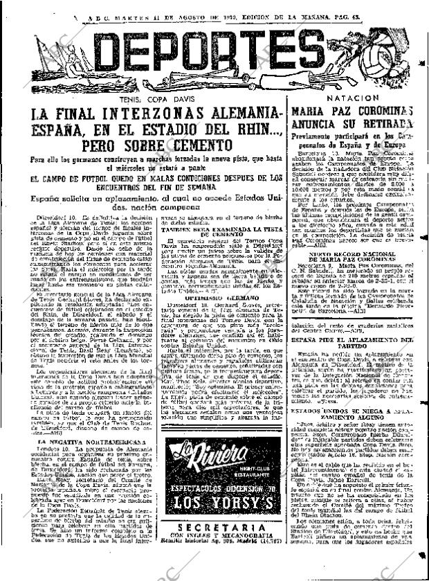 ABC MADRID 11-08-1970 página 43