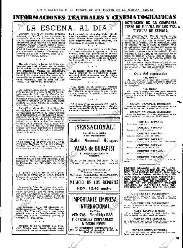ABC MADRID 11-08-1970 página 53