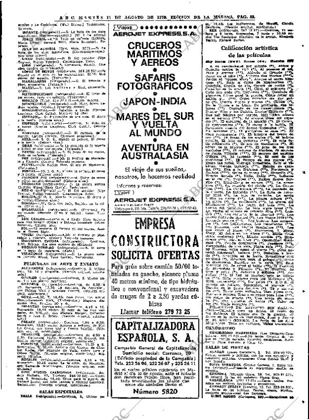 ABC MADRID 11-08-1970 página 55