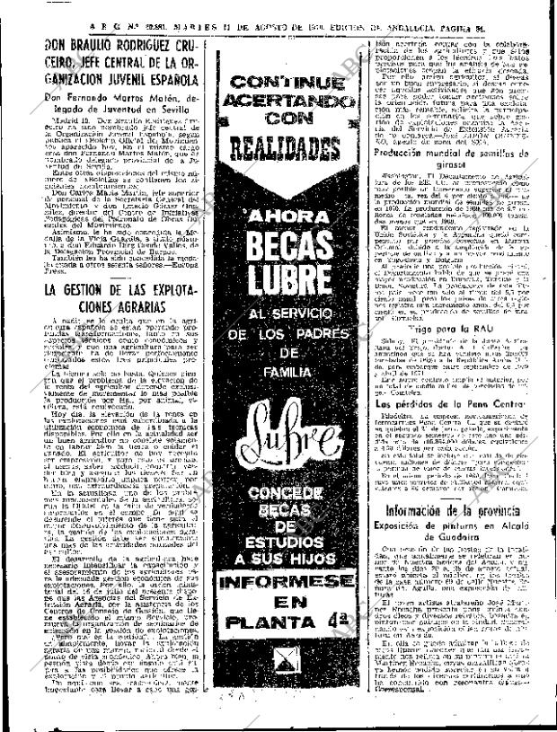 ABC SEVILLA 11-08-1970 página 32