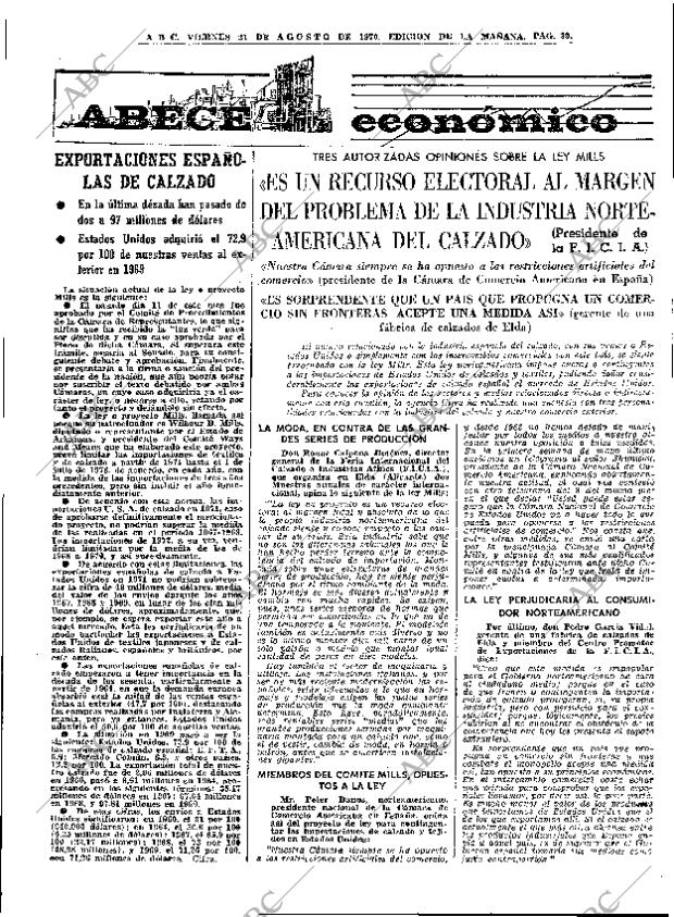 ABC MADRID 21-08-1970 página 39