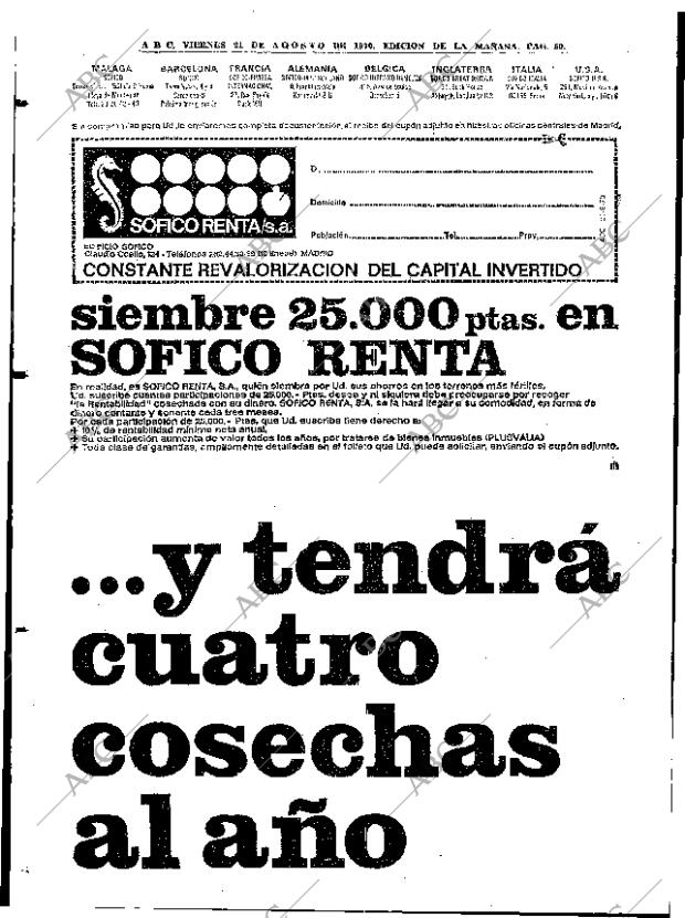 ABC MADRID 21-08-1970 página 50