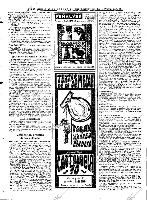ABC MADRID 21-08-1970 página 56
