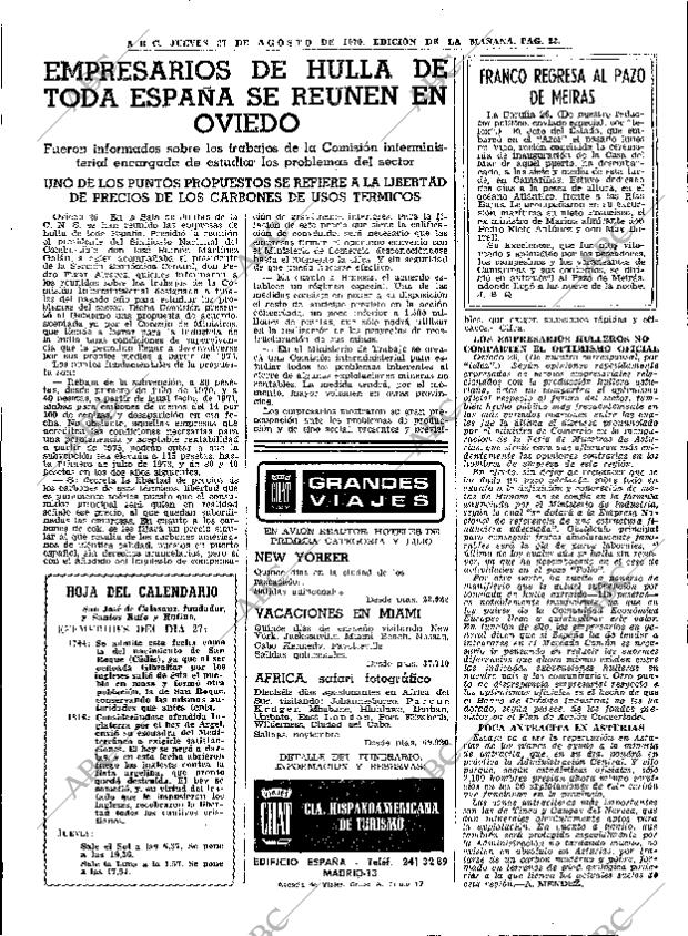 ABC MADRID 27-08-1970 página 23