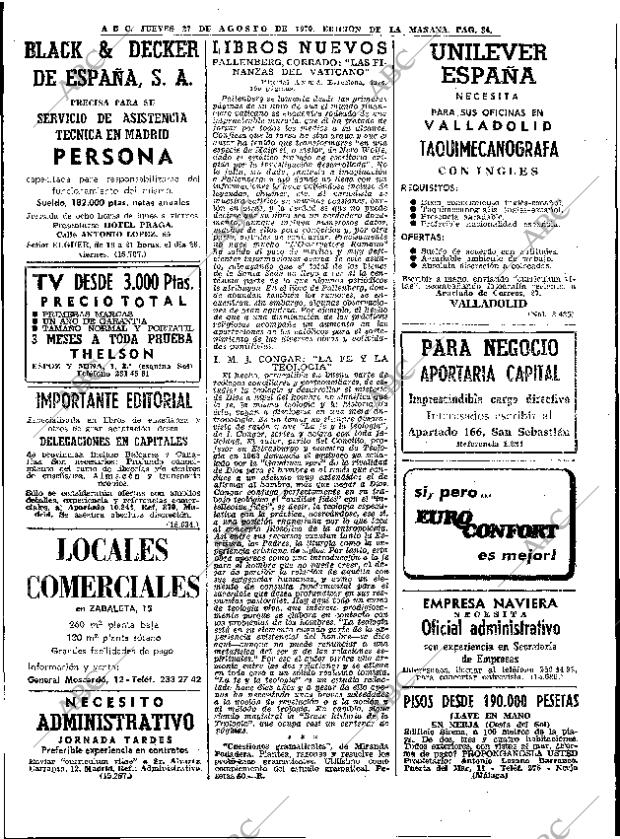 ABC MADRID 27-08-1970 página 34