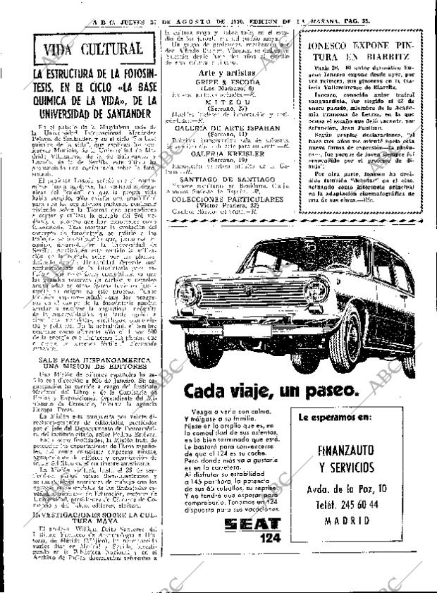 ABC MADRID 27-08-1970 página 35