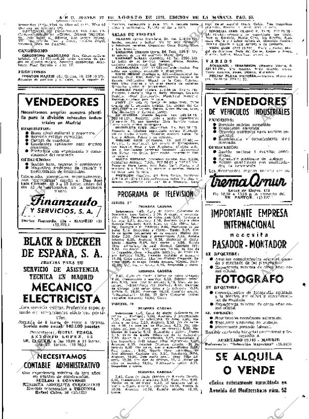 ABC MADRID 27-08-1970 página 55