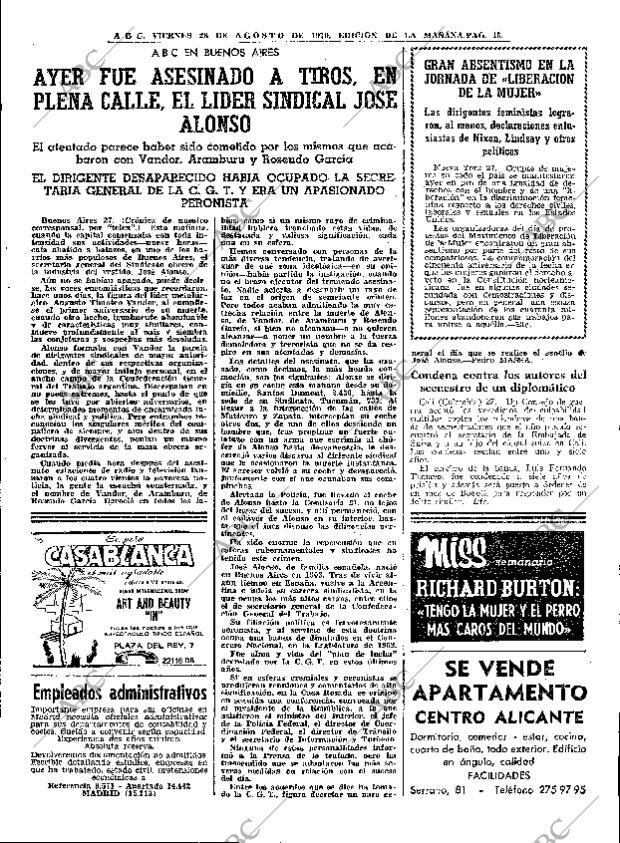 ABC MADRID 28-08-1970 página 15