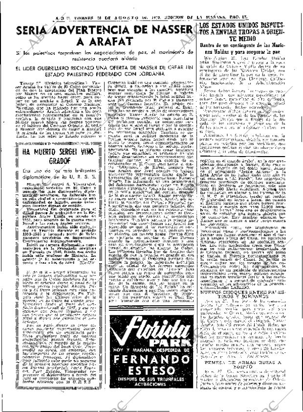 ABC MADRID 28-08-1970 página 17